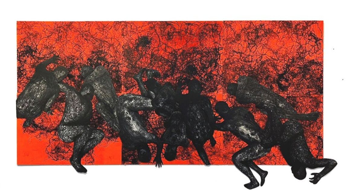 Zoran Mishe expone su "Lucha / Kampf" en el Instituto Cultural Búlgaro de Berlín