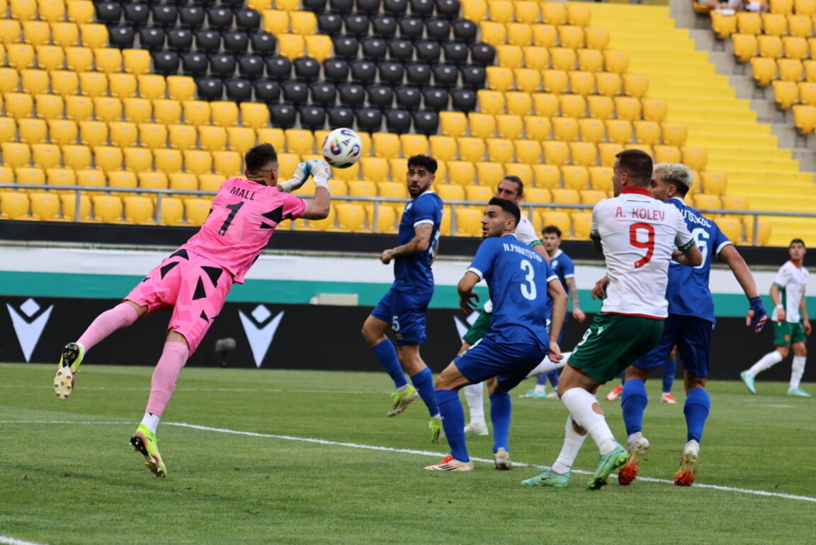 Bulgaria drew 2:2 with Cyprus in a friendly football match