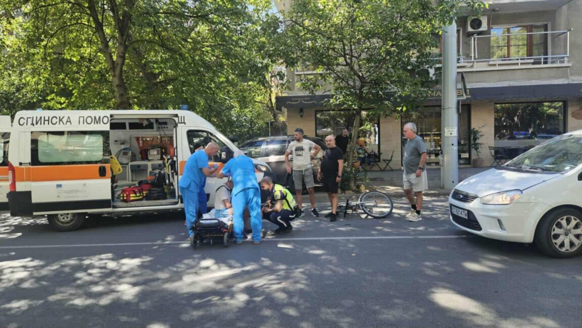 Велосипедист е пострадал при катастрофа в Стара Загора