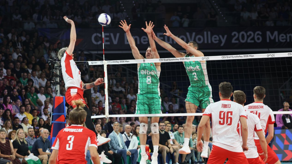 Bulgaria defeat European volleyball champion Poland in five-set thriller