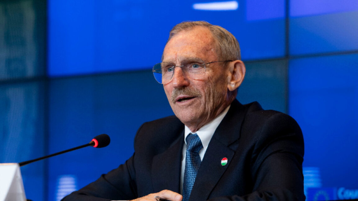 Hungarian Minister of Interior Sandor Pinter