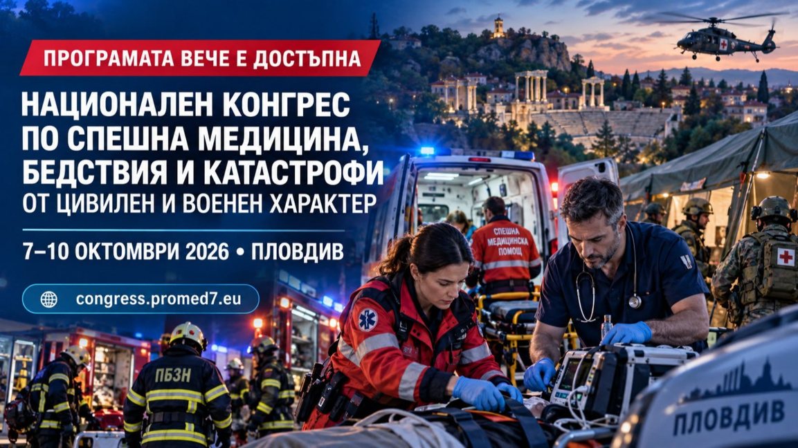 Пловдив е домакин на Национален конгрес по спешна медицина