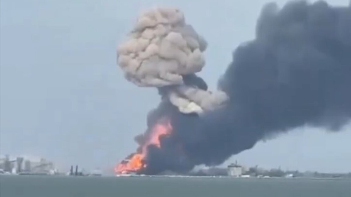 Скрийншот от видео, публикувано в социалните медии