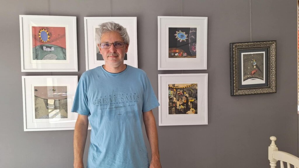 Художникът Димитър Каратонев гостува в галерия „Неси“