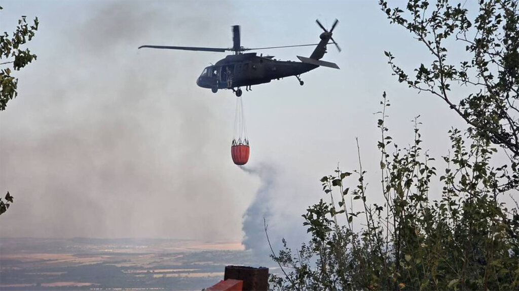 Firefighting continues in Pirin Mountain and near town of Sungurlare
