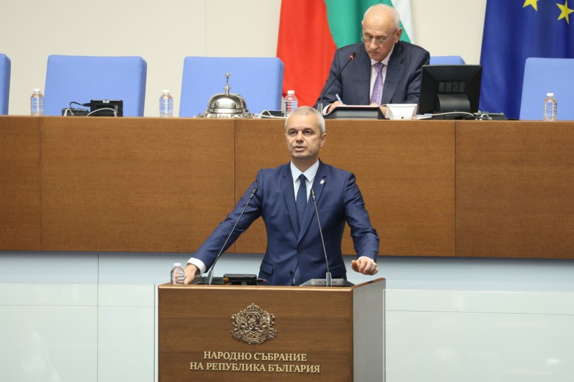 Kostadin Kostadinov: There can be no stable government without Vazrazhdane