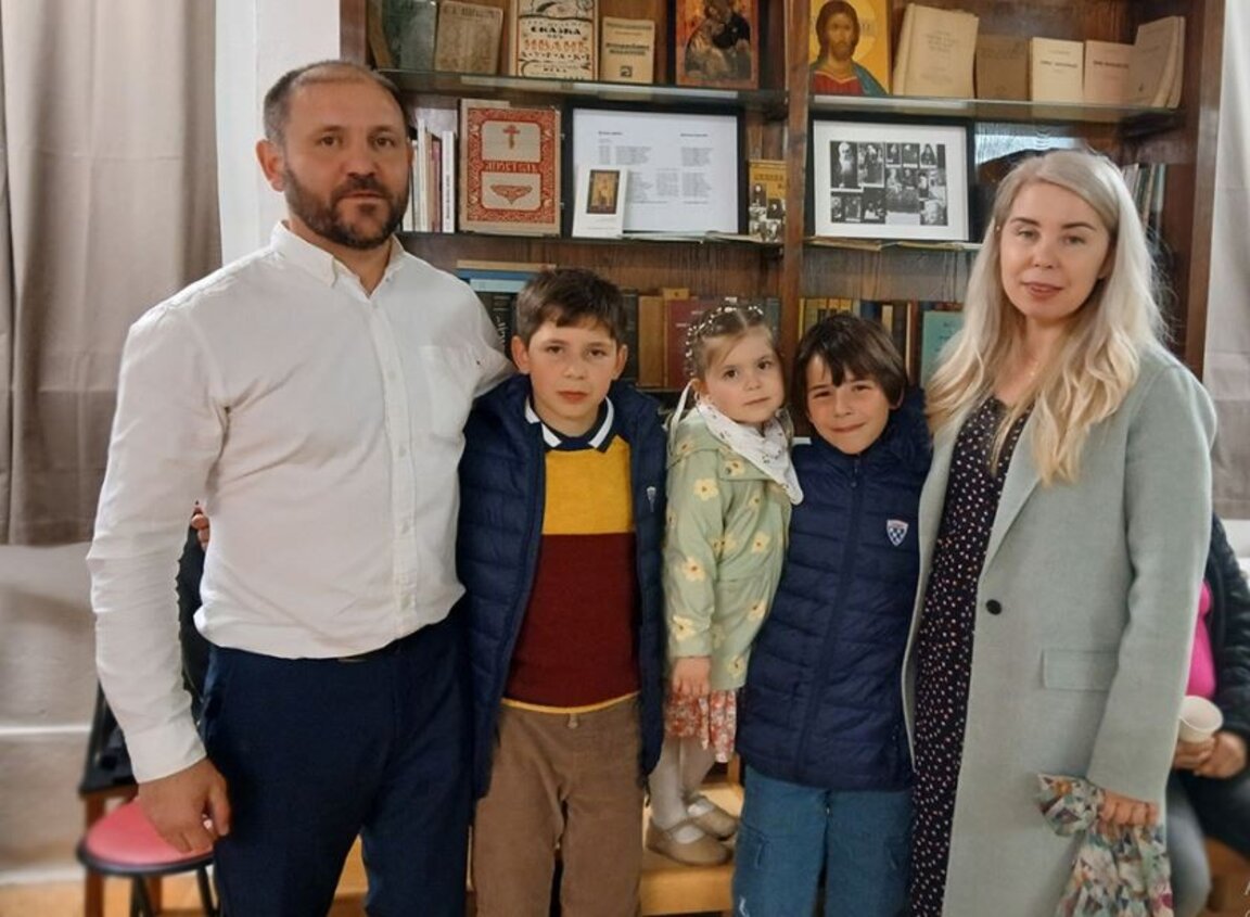 Ivan Stoyanov and his family.