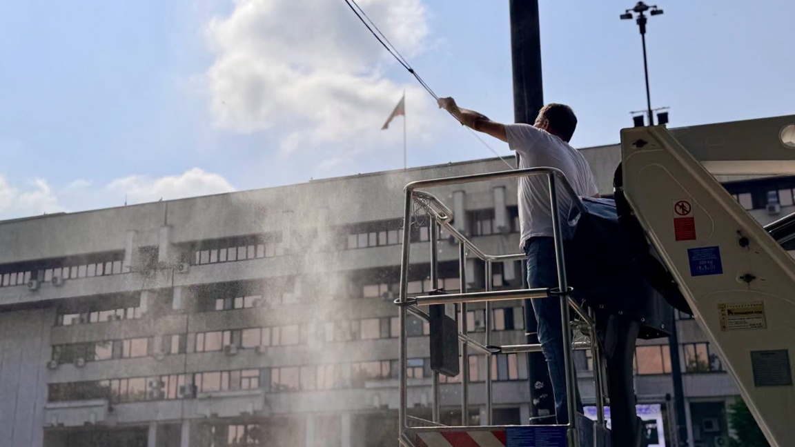Водна мъгла ще разхлажда русенци