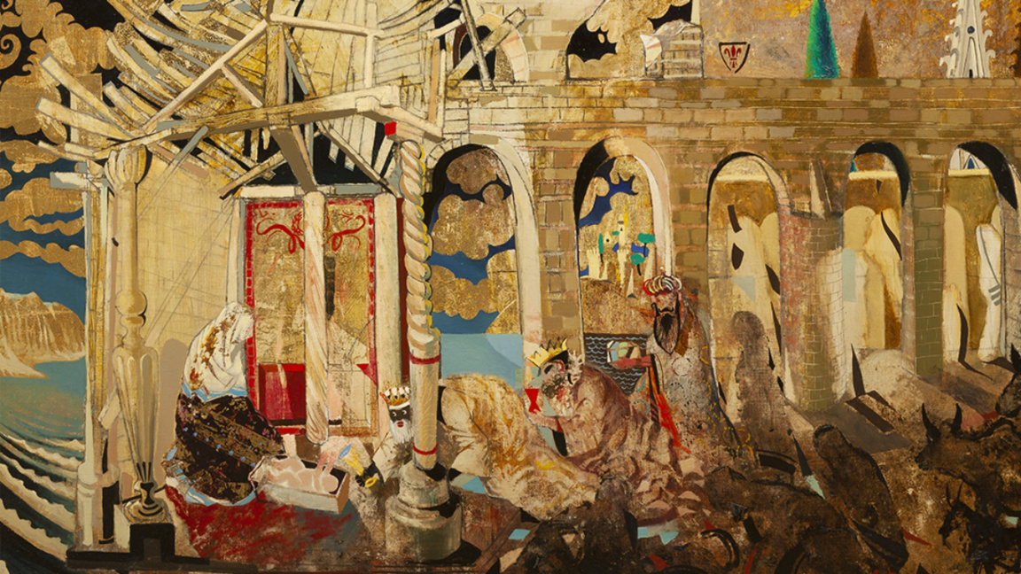 La obra "Entre dos épocas/una Navidad más" de Andrey Daniel