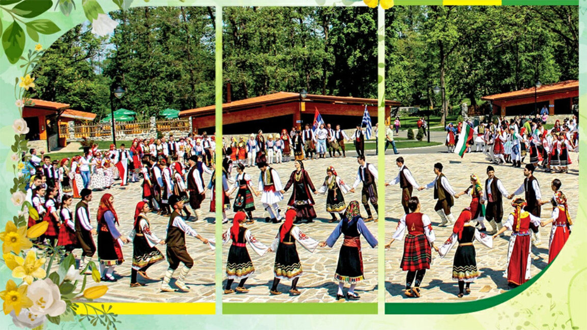 Une farandole de khoros à Bansko avec l'Orchestre de musique folklorique de la RNB