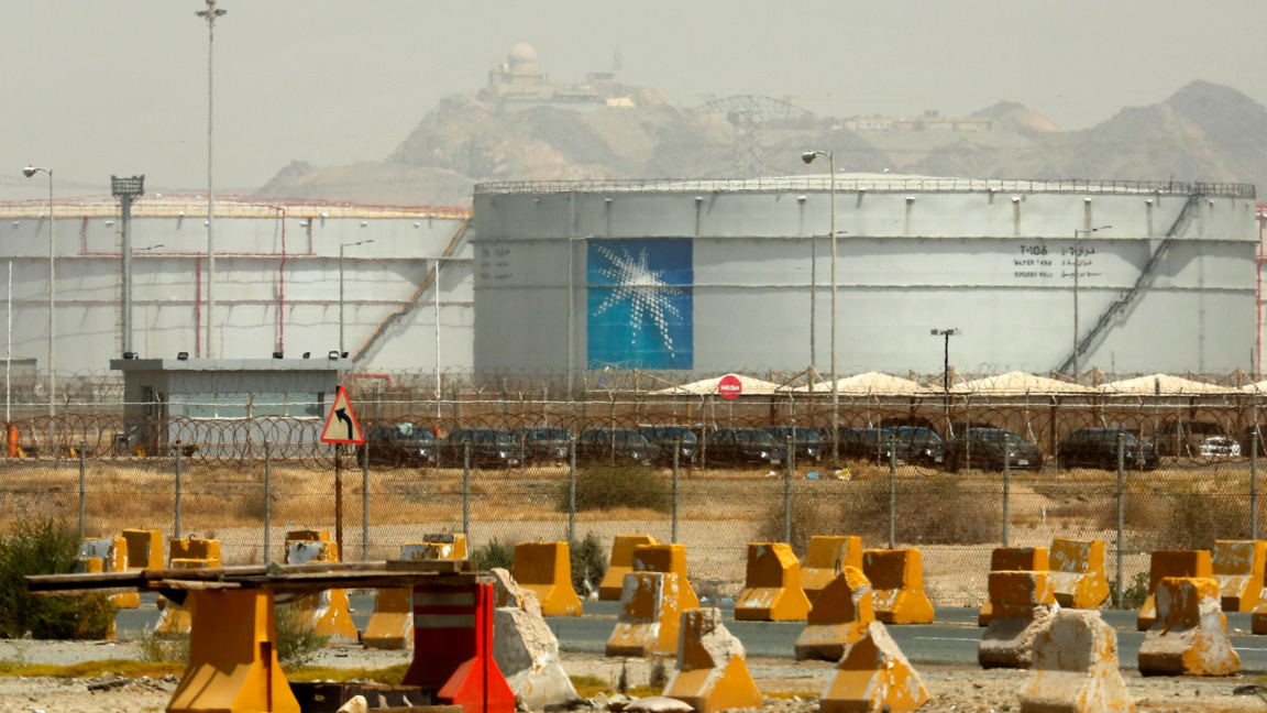 Нефтохранилище на компанията "Сауди Арамко" в Джеда, Саудитска Арабия, архив.