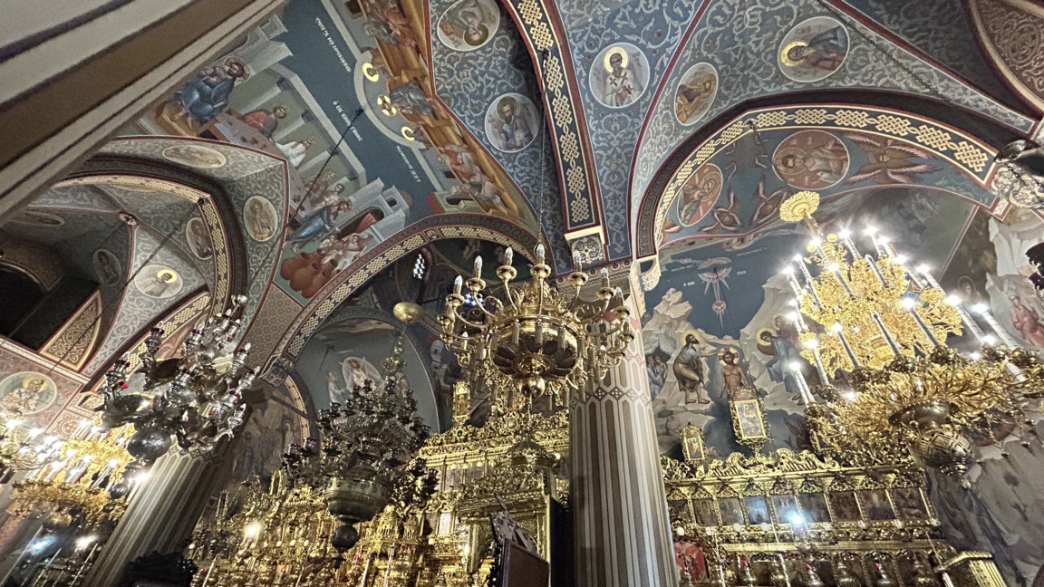 Храмът на манастира Кикос в Кипър