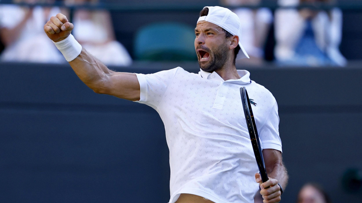 Tennis: Grigor Dimitrov se classe au 3e tour de Wimbledon