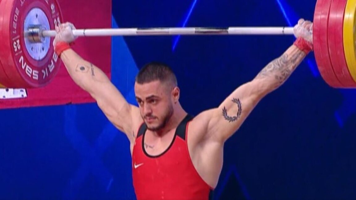 Karlos Nassar wins gold at the IWF World Cup