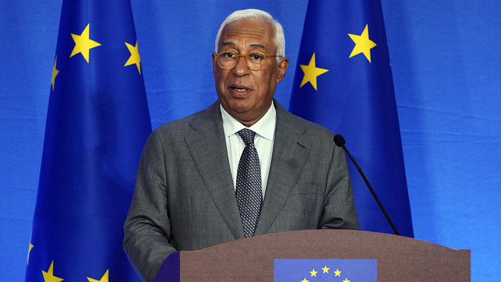 Sofía recibe al presidente del Consejo Europeo, Antonio Costa