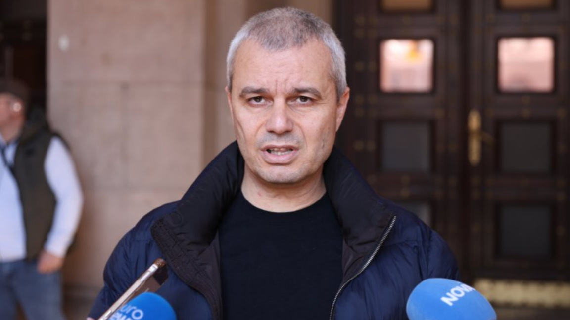 Vazrazhdane leader Kostadin Kostadinov