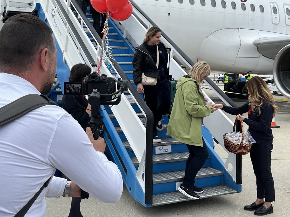 Летище Бургас очаква 12% ръст на полетите тази година