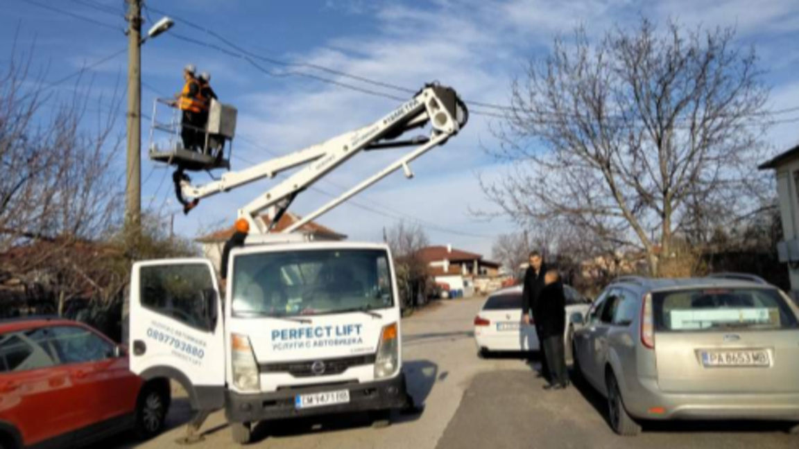 Изцяло подмениха уличното осветление в с. Драгор