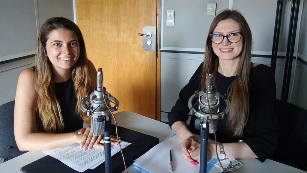 Tanja Peneva dhe Severina Giçeva në studion e Radio Bullgarisë