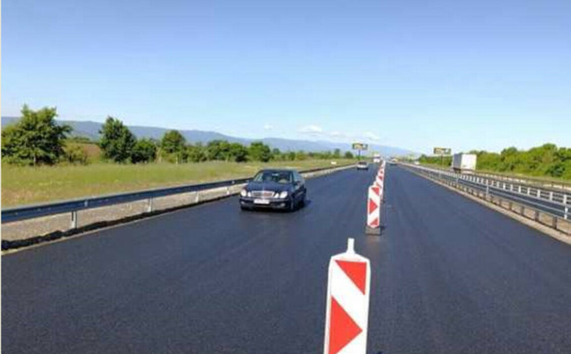 Завърши ремонтът на пътното платно в посока Бургас край Пловдив