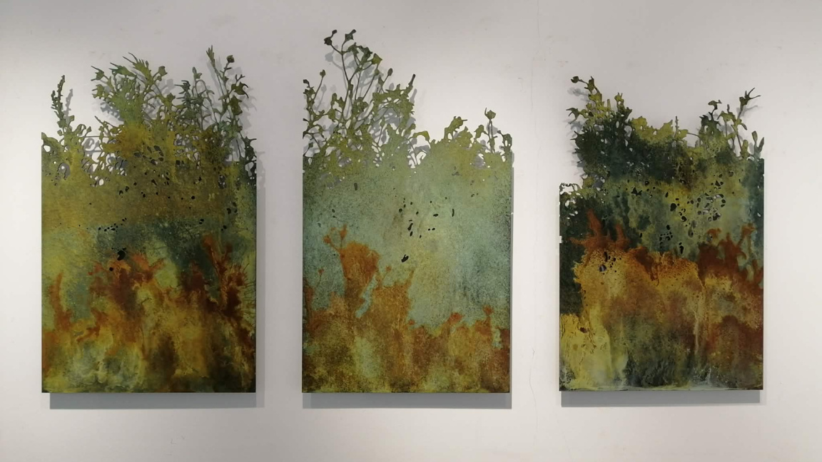 Метални скулптури за стена