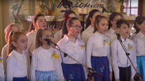 Децата от българската общност в село Криничное отправят призив за мир