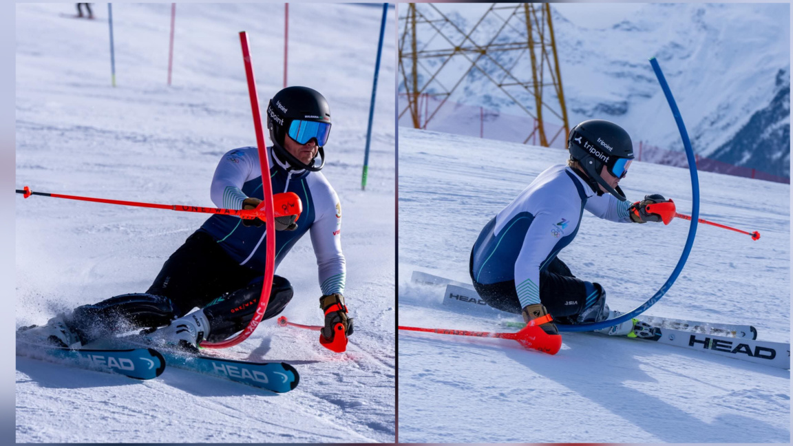 Albert Popov se antrenează deja la Bormio pentru slalomul olimpic