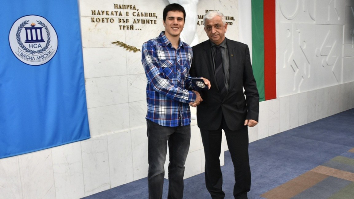 Тарвел Замфиров и проф. Красимир Петков