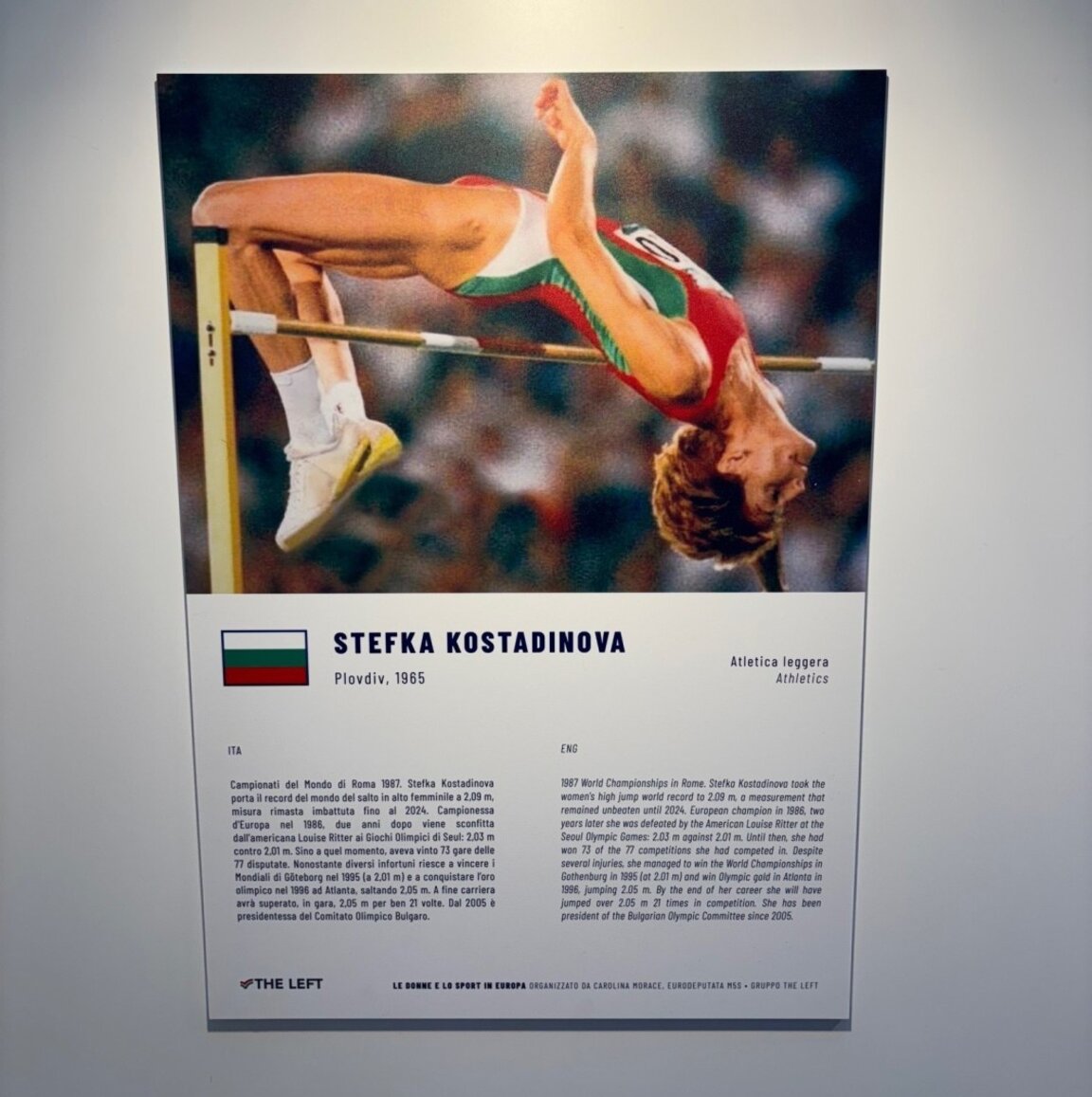 Stefka Kostadinowa repräsentiert Bulgarien bei Ausstellung in Brüssel
