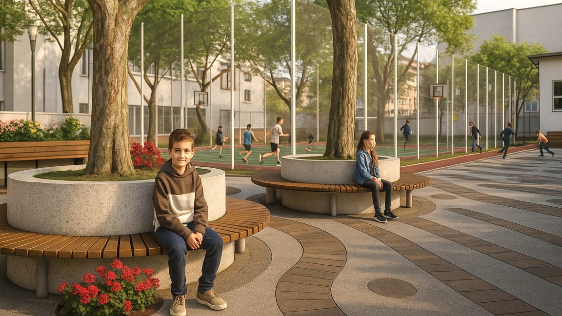 Готов е проектът за цялостна реконструкция на двора на 76.ОУ “Уилям Сароян“