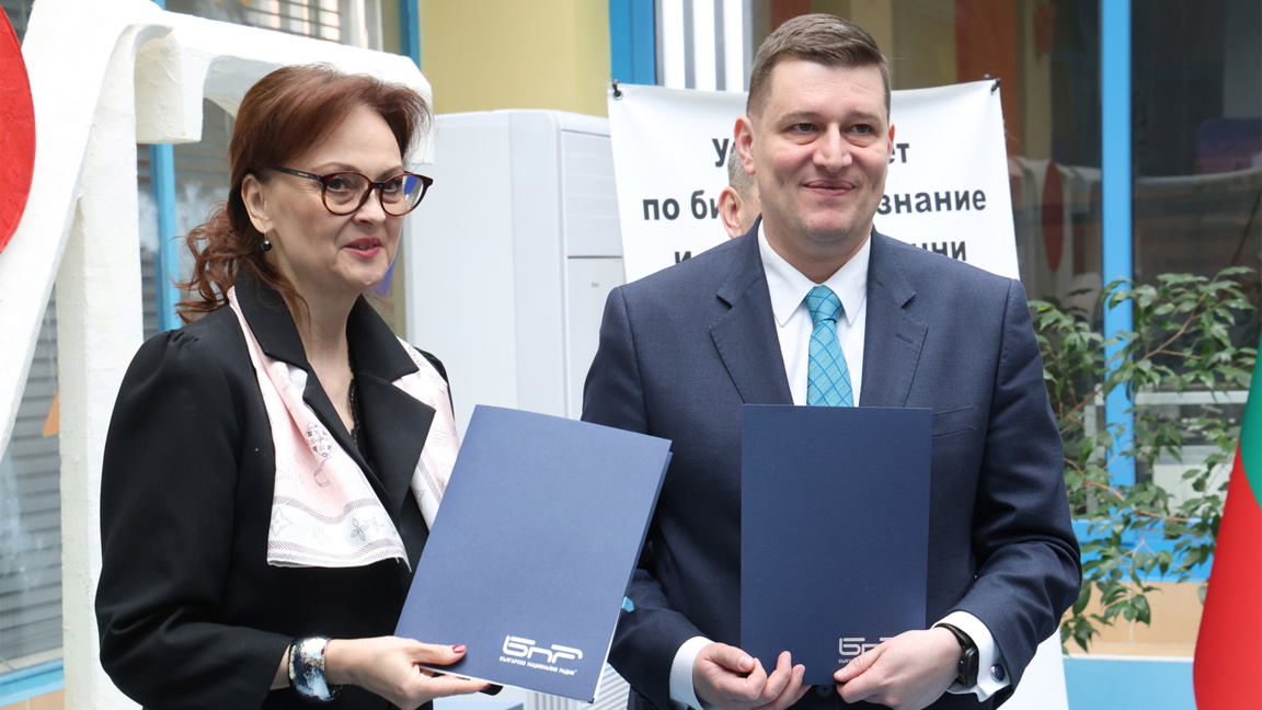 Полина Карастоянова и Милен Митев