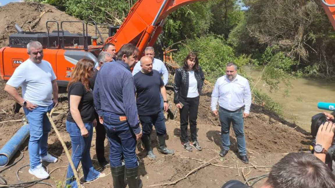 About 3,000 decares of agricultural land have been affected by the floods