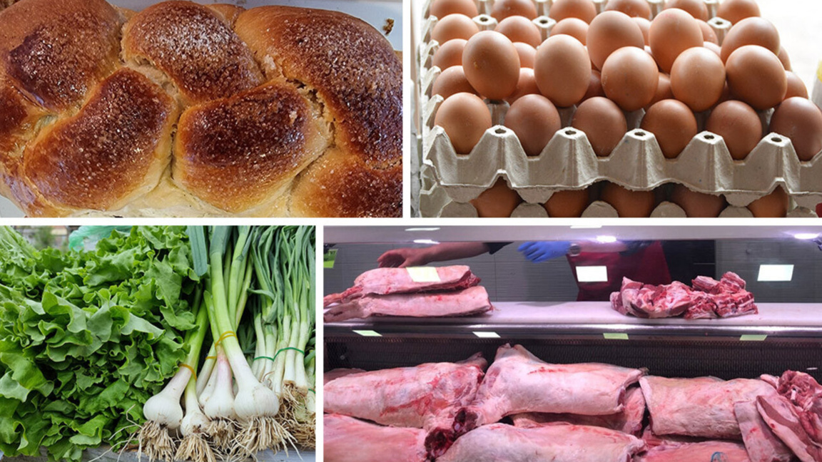 La mesa pascual cuesta 64 euros para una familia de cuatro miembros 