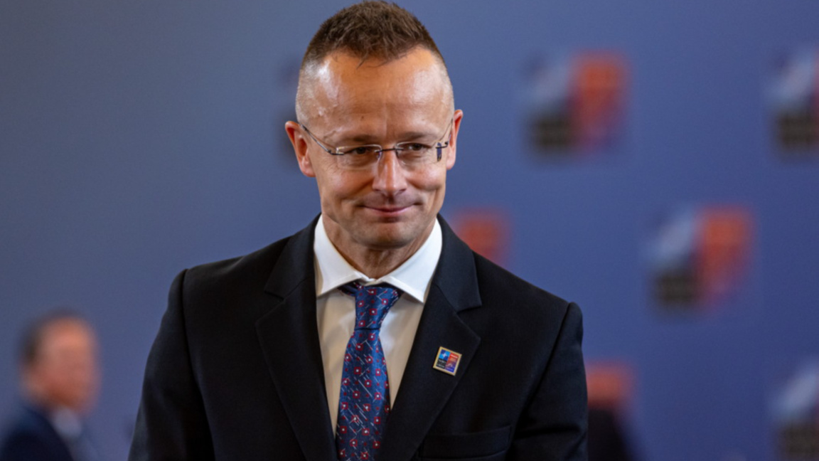 Външният министър на Унгария Петер Сиярто.