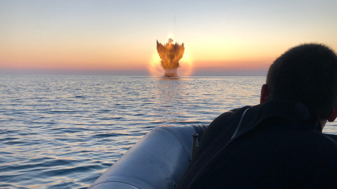 El peligro de las minas en el Mar Negro persistirá durante años tras el fin de la guerra en Ucrania
