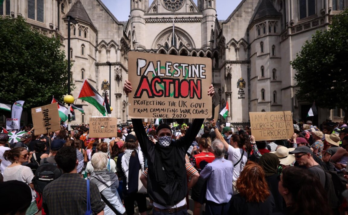 Протест в Лондон в подкрепа на "Палестинско действие" завърши с 29 ареста