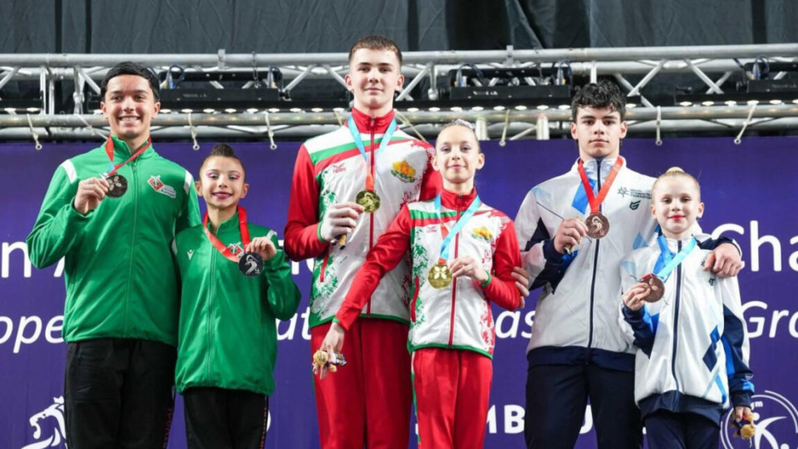 Бургаски ученици със злато и сребро от Европейското по акробатика