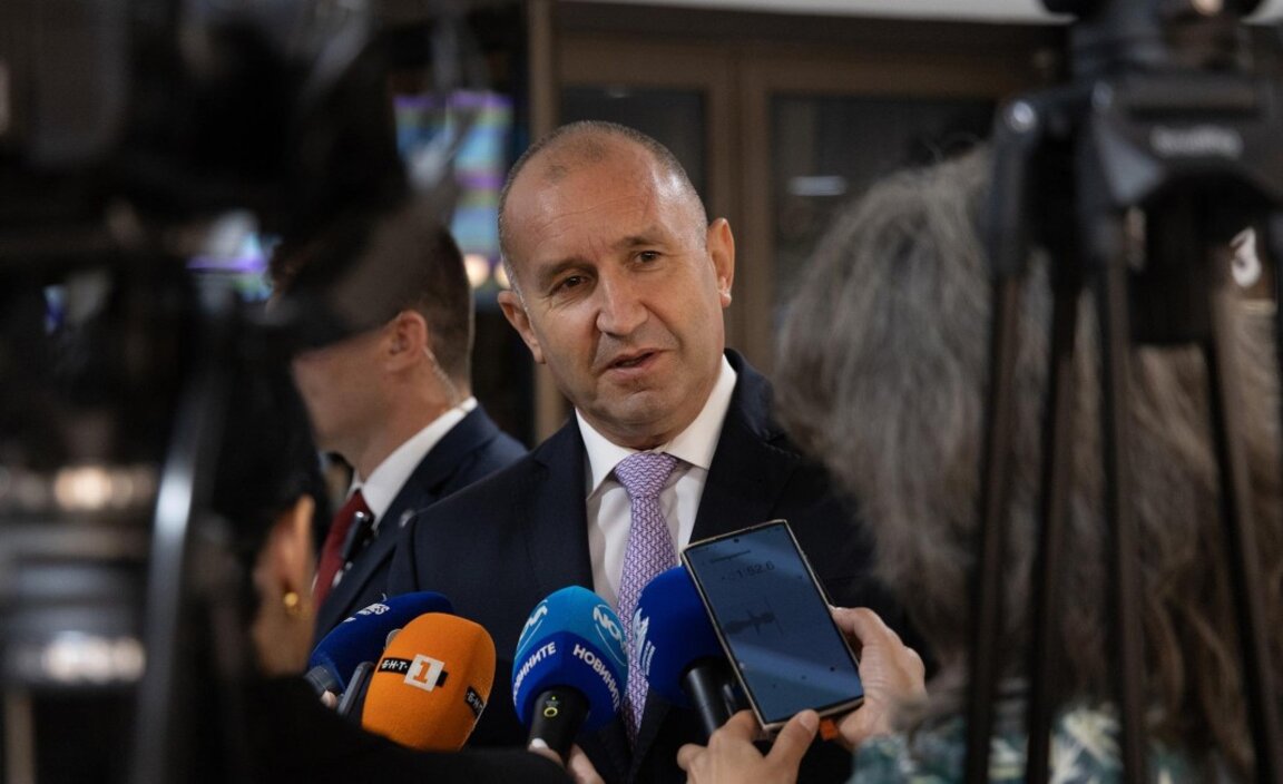 Президентът Румен Радев