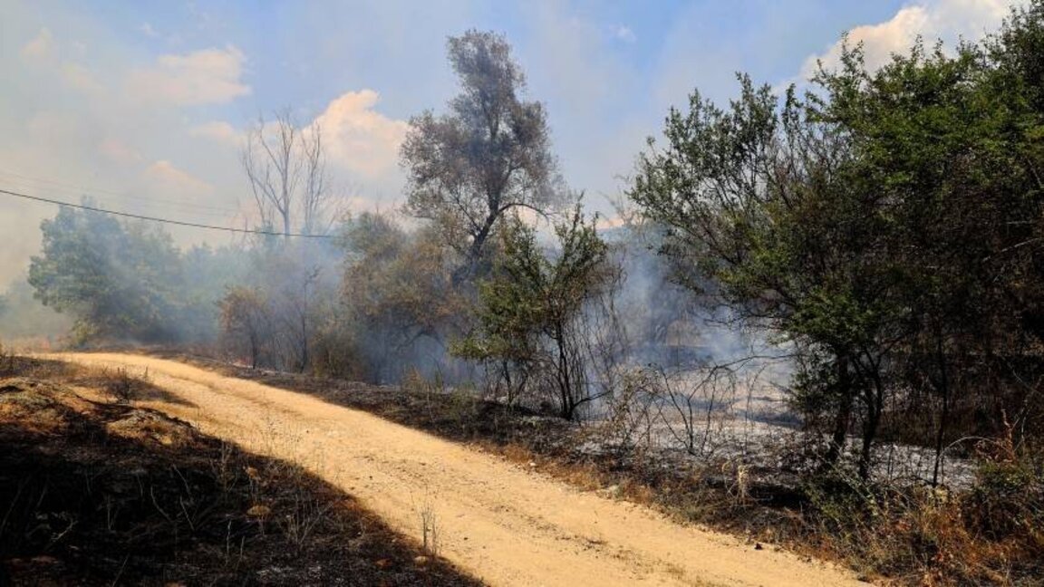 Yangınlarla mücadele devam ederken Bulgaristan’ın kuzeyinde sağnak yağış hasara yol açtı