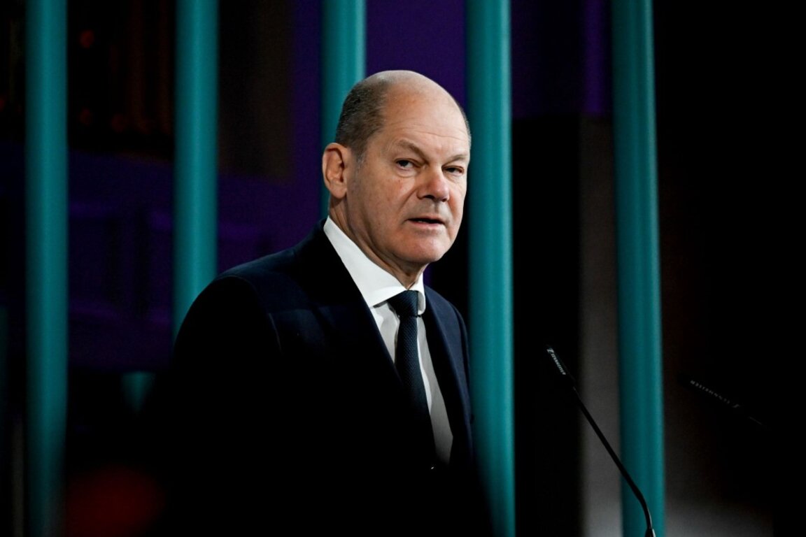 Канцлерът на Германия Олаф Шолц