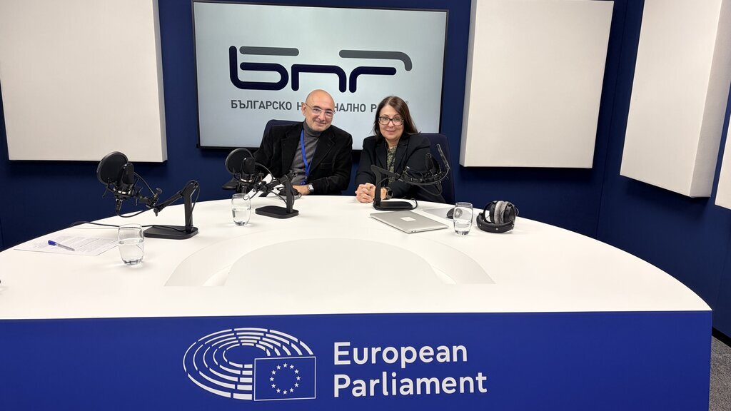 Gian-Paolo Accardo and Irina Nedeva on “Strasbourg Calling” programme at the European Parliament, 21 October 2026