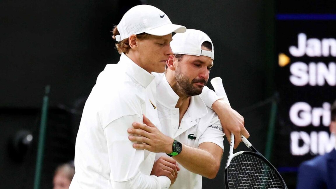 Grigor Dimitrow wegen Verletzung von Wimbledon ausgeschieden
