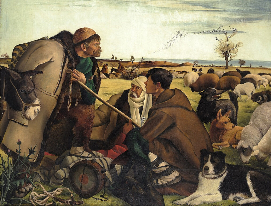 Zlatyu Boyadzhiev - Shepherds from Brezovo, 1941
