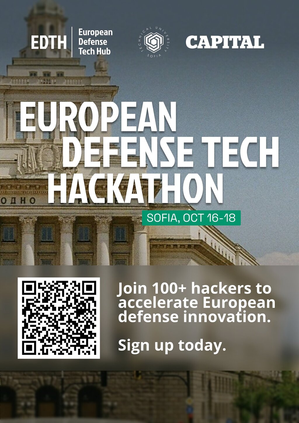Sofia will host Bulgaria’s First International Defense Tech Hackathon