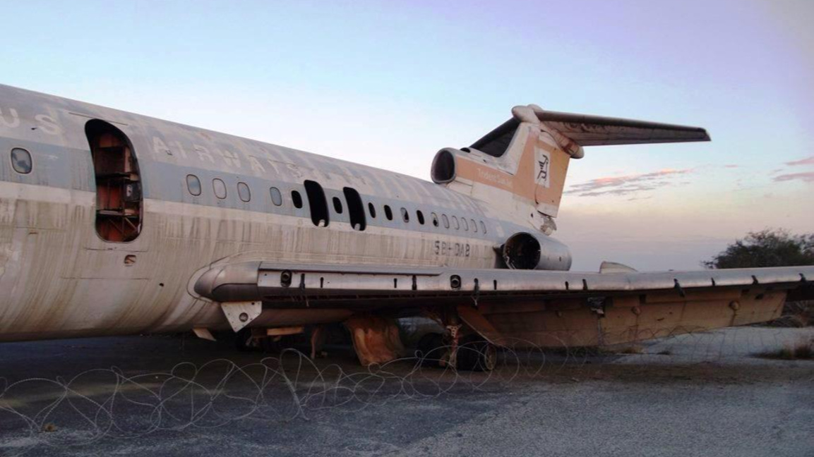 Снимка от летището в Никозия