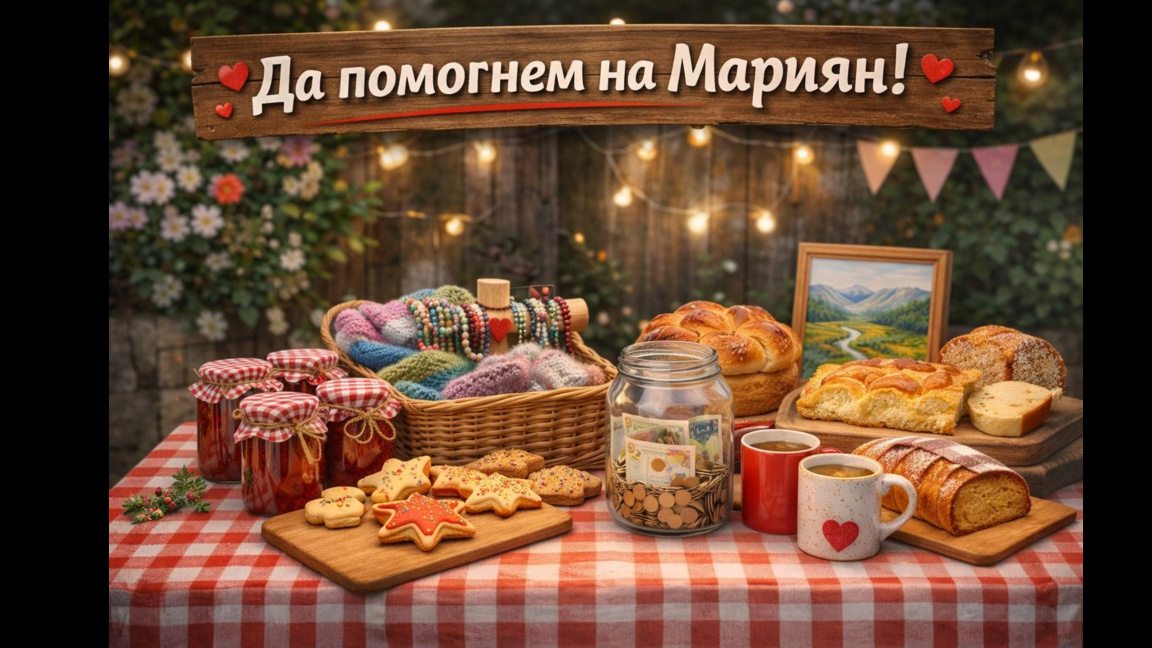 Базар и спектакъл отново набират средства за Мариян Борисов от Видин