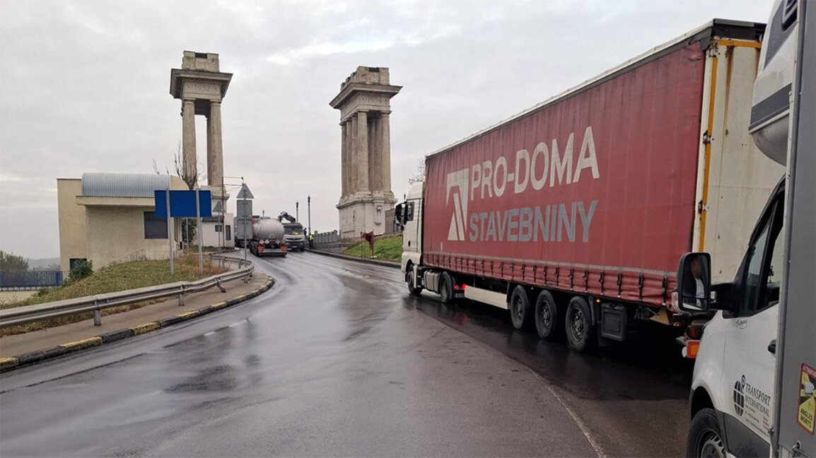 Podul Ruse–Giurgiu a fost redeschis pentru traficul greu