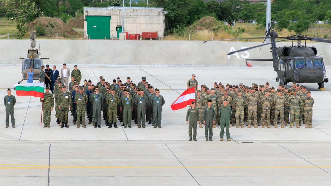 Exercițiu aerian militar internațional în apropiere de Plovdiv
