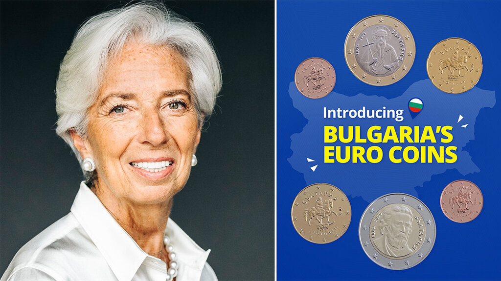 Christine Lagarde a loué le design de l’euro bulgare