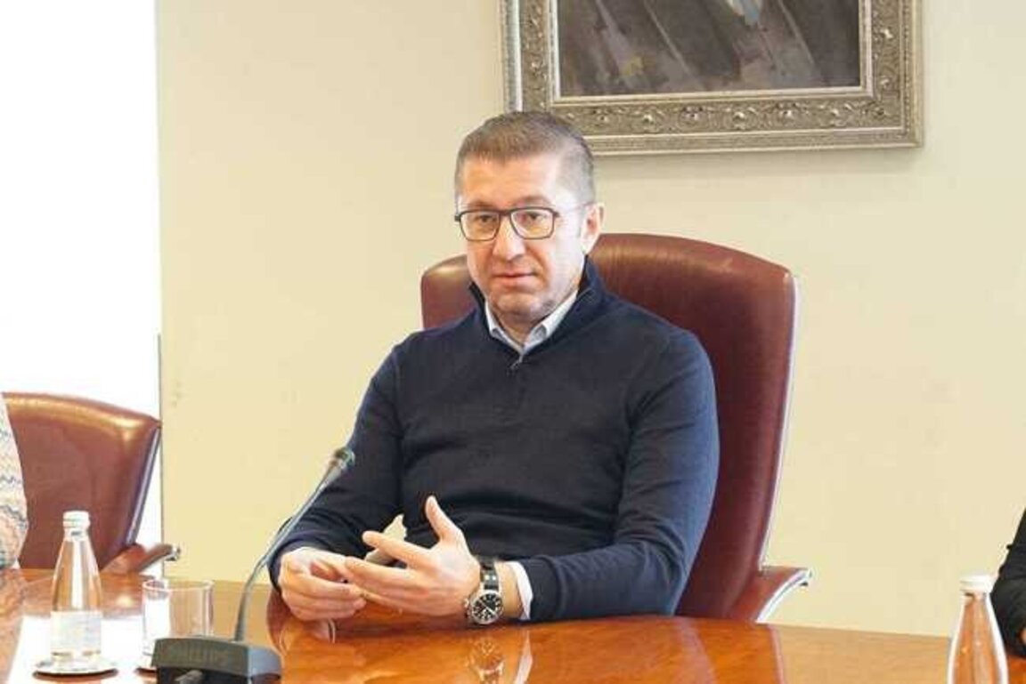North Macedonia‘s Premier Hristijan Mickoski